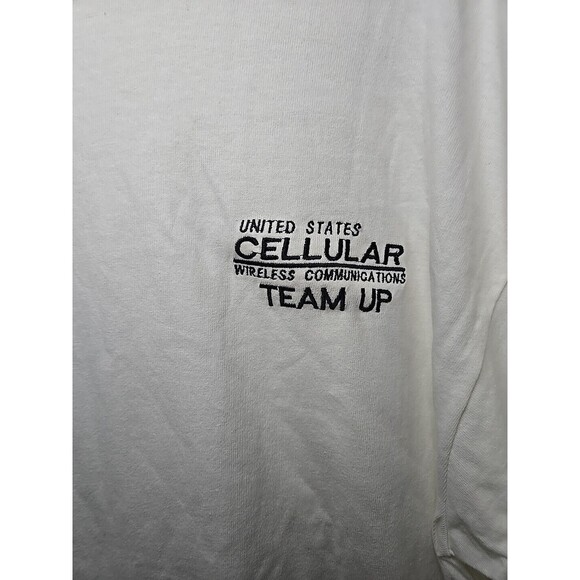 Cotton Deluxe Long Sleeve T Shirt - Sz XL Cotton, Made In The USA, US Cellular - Picture 3 of 10